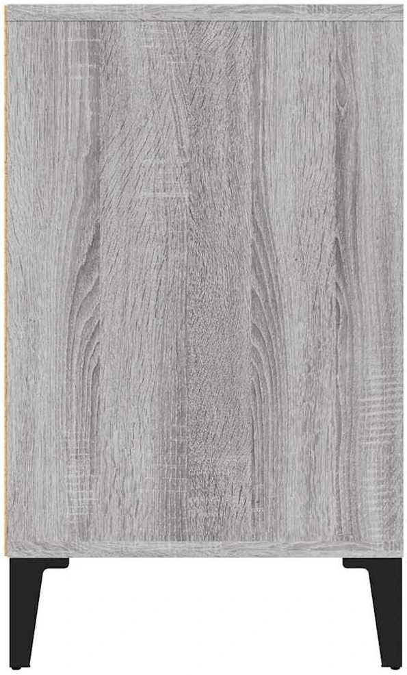 Spintelė batams, pilka ąžuolo, 102x36x60cm, apdirbta mediena