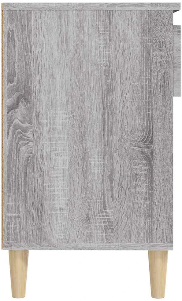 Spintelė batams, pilka ąžuolo, 102x36x60cm, apdirbta mediena