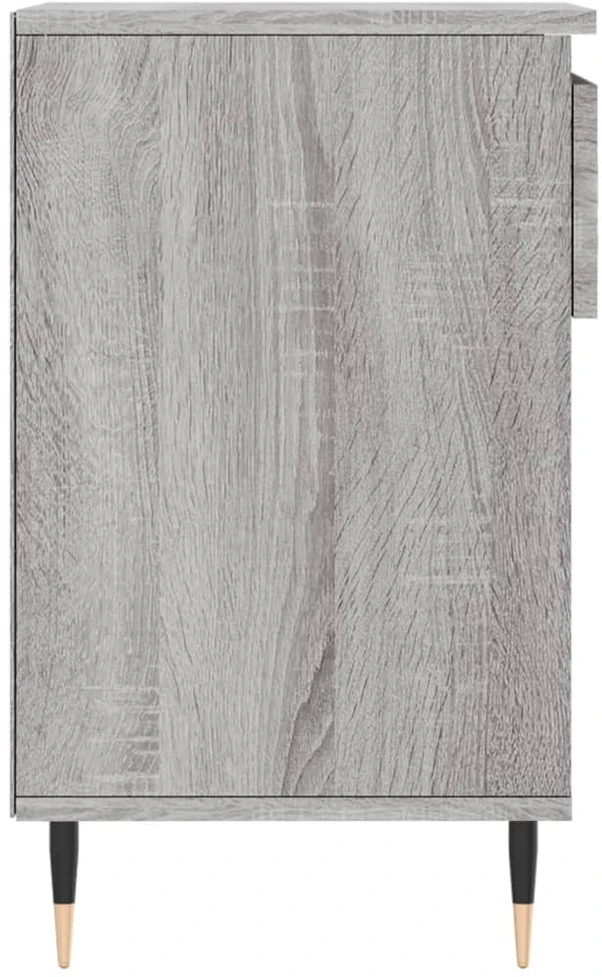 Spintelė batams, pilka ąžuolo, 102x36x60cm, apdirbta mediena