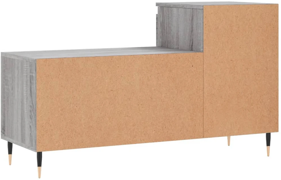 Spintelė batams, pilka ąžuolo, 102x36x60cm, apdirbta mediena