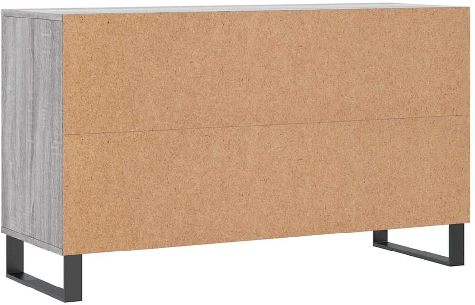 Spintelė batams, pilka ąžuolo, 102x36x60cm, apdirbta mediena