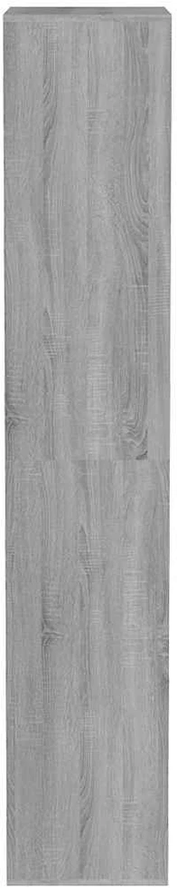 Spintelė batams, pilka ąžuolo, 54x34x183cm, apdirbta mediena