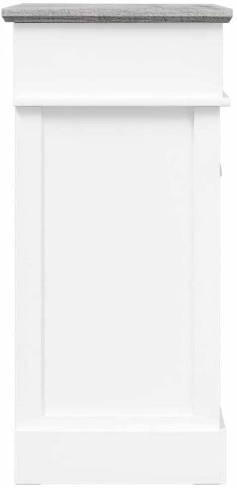 Spintelė batams, pilkos sp., 50x28x58cm, paulovnijos mediena