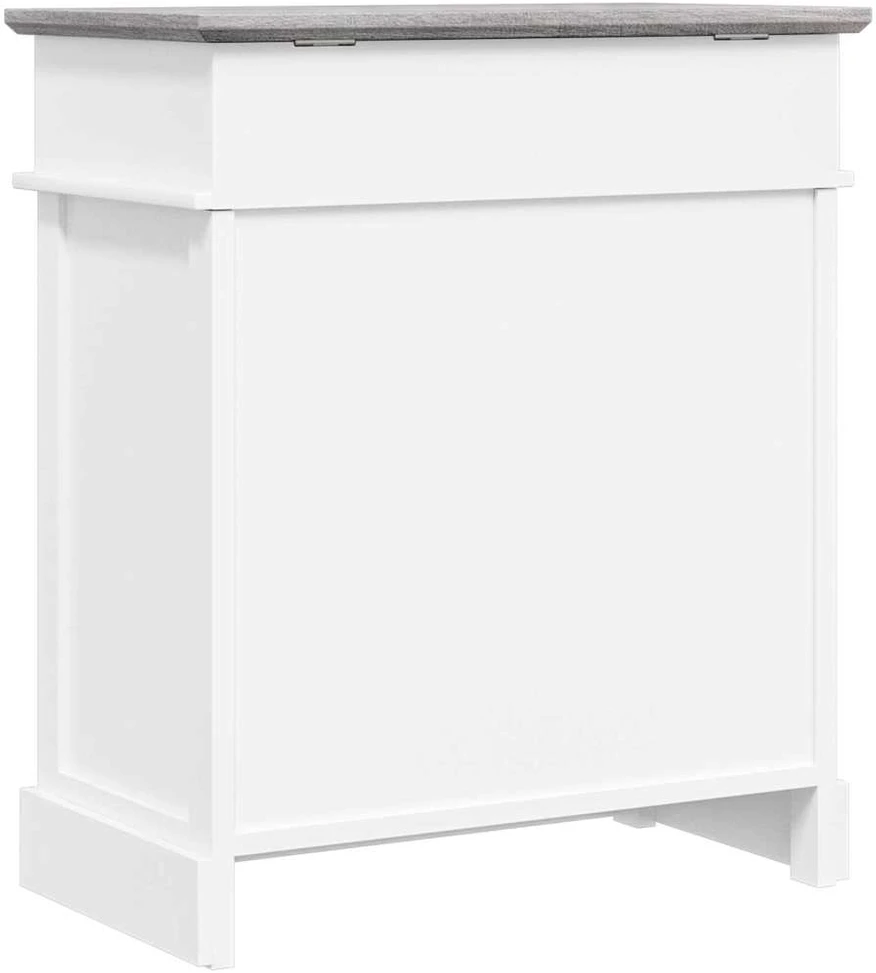 Spintelė batams, pilkos sp., 50x28x58cm, paulovnijos mediena