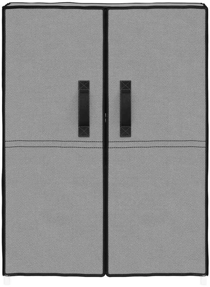 Spintelė batams, pilkos spalvos, 60x28x90cm, audinys