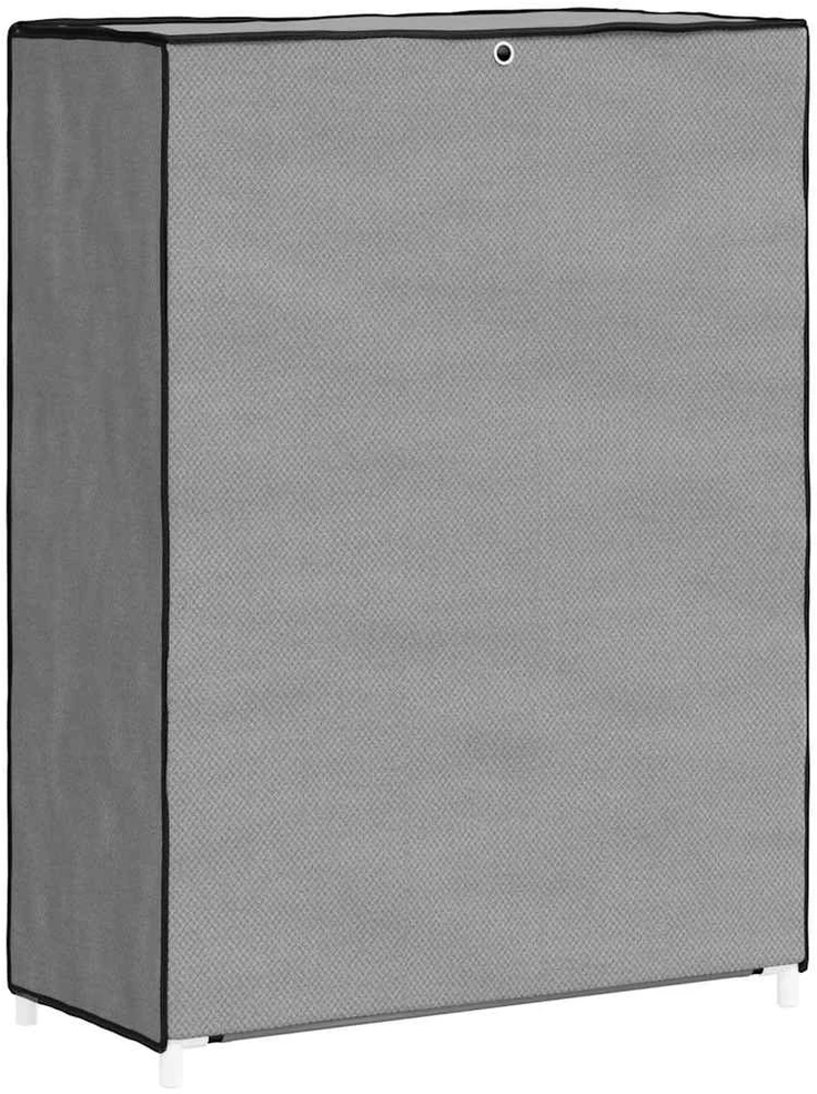 Spintelė batams, pilkos spalvos, 60x28x90cm, audinys