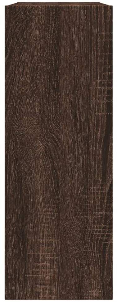 Spintelė batams, ruda ąžuolo, 80x21x57cm, apdirbta mediena