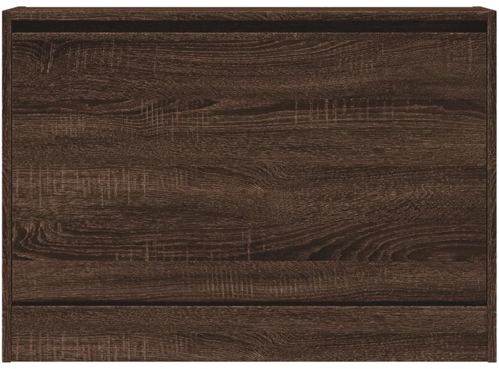 Spintelė batams, ruda ąžuolo, 80x21x57cm, apdirbta mediena
