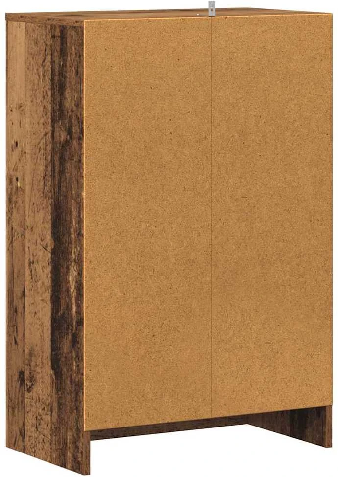 Spintelė batams, sendintos medienos, 60x35x92cm, MDP