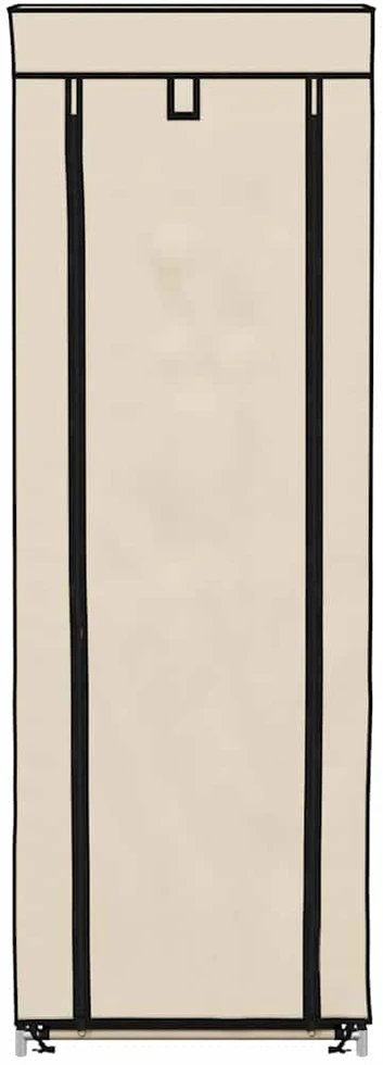 Spintelė batams su apdangalu, kreminės sp., 57x29x162cm, aud.