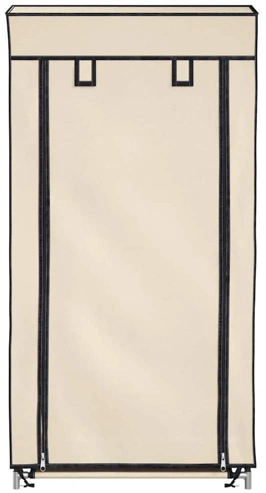Spintelė batams su apdangalu, kreminės sp., 58x28x106cm, aud.
