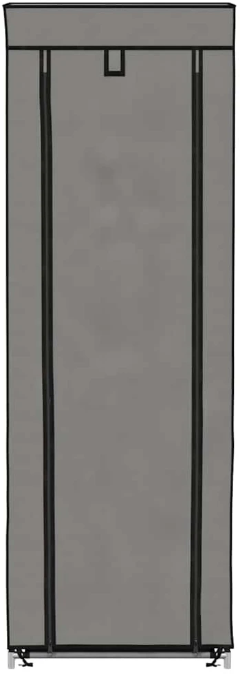 Spintelė batams su apdangalu, pilkos sp., 57x29x162cm, aud.