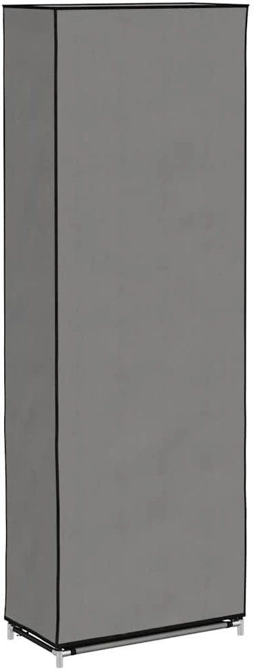 Spintelė batams su apdangalu, pilkos sp., 57x29x162cm, aud.