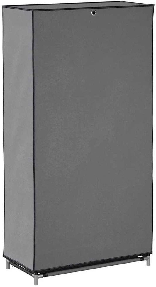 Spintelė batams su apdangalu, pilkos sp., 58x28x106cm, aud.