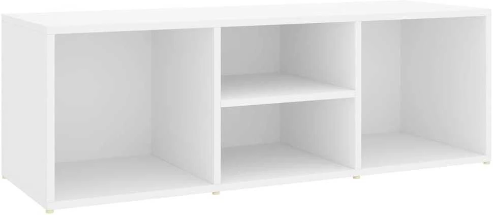 Spintelė batams-suoliukas, baltas, 105x35x35cm apdirbta mediena