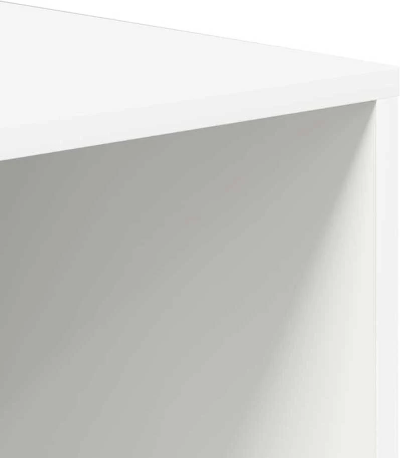 Spintelė batams-suoliukas, baltas, 105x35x35cm apdirbta mediena