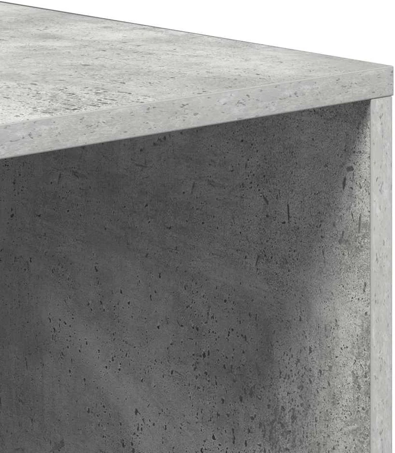 Spintelė batams-suoliukas, betono pilka, 105x35x35cm, mediena