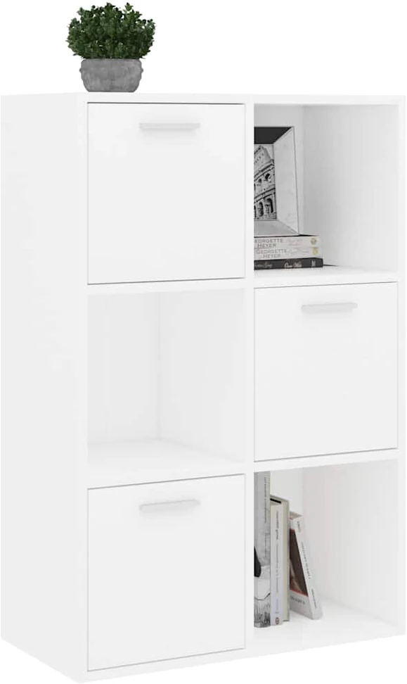Spintelė daiktams, balta, 60x29,5x90cm, apdirbta mediena