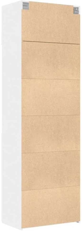 Spintelė daiktams, balta, 70x42,5x225cm, apdirbta mediena