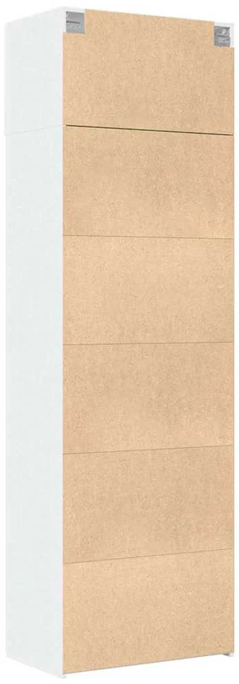 Spintelė daiktams, balta, 70x42,5x225cm, apdirbta mediena