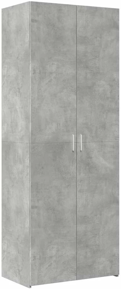 Spintelė daiktams, betono, 70x42,5x225cm, apdirbta mediena