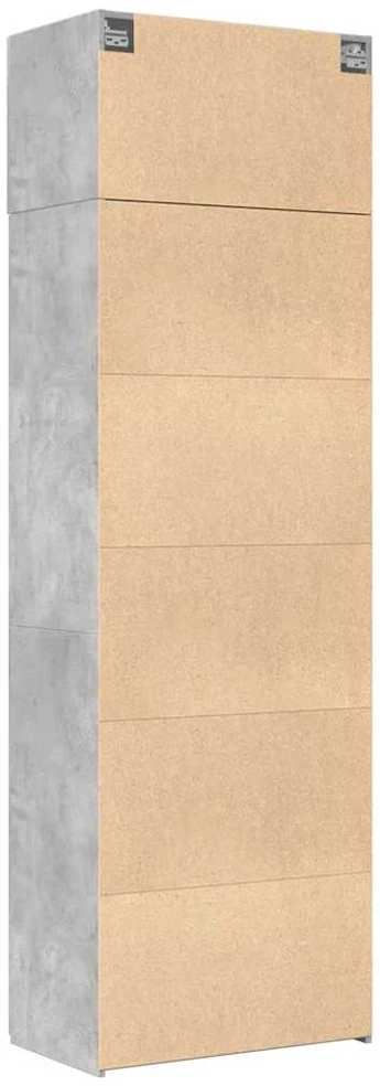 Spintelė daiktams, betono, 70x42,5x225cm, apdirbta mediena