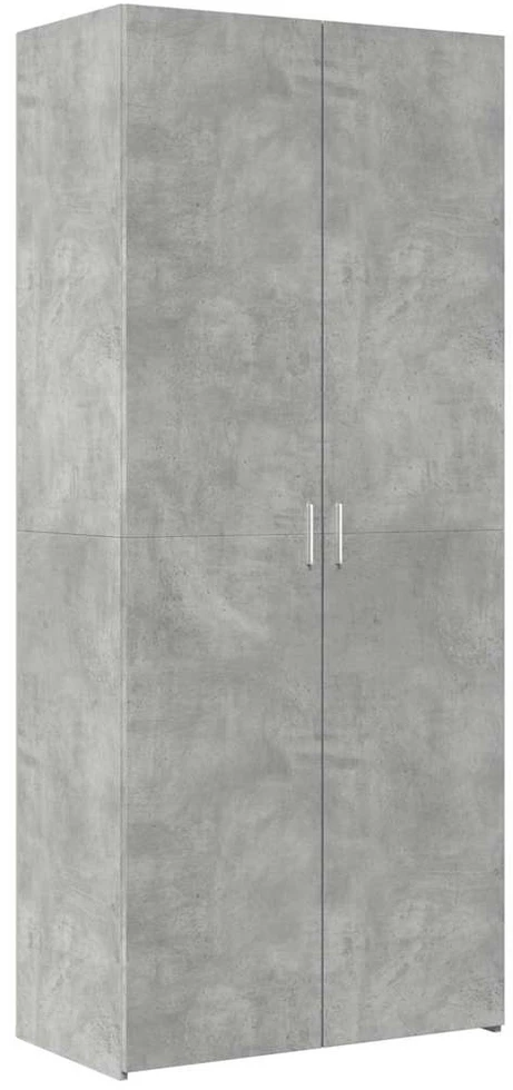 Spintelė daiktams, betono, 80x42,5x225cm, apdirbta mediena