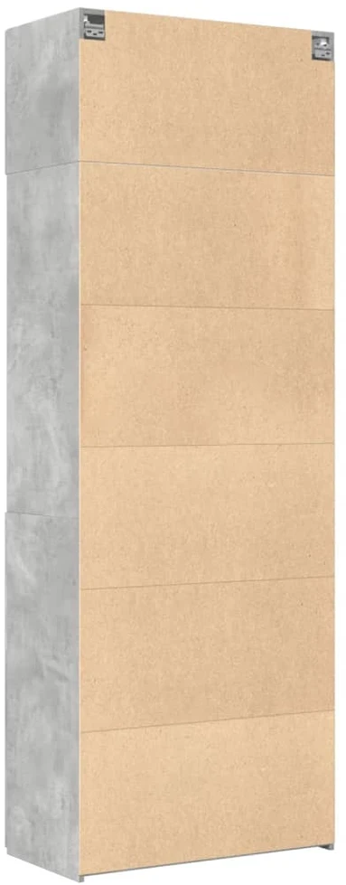 Spintelė daiktams, betono, 80x42,5x225cm, apdirbta mediena
