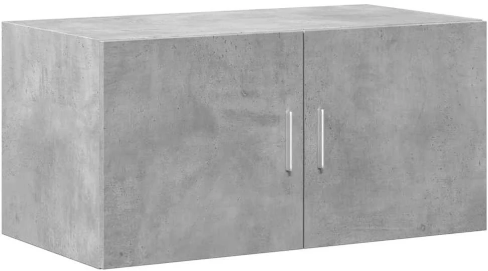 Spintelė daiktams, betono, 80x42,5x225cm, apdirbta mediena