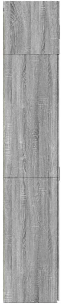 Spintelė daiktams, pilka ąžuolo, 70x42,5x225cm, mediena