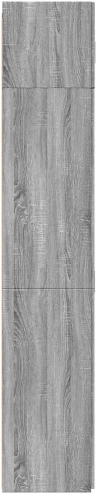 Spintelė daiktams, pilka ąžuolo, 80x42,5x225cm, mediena