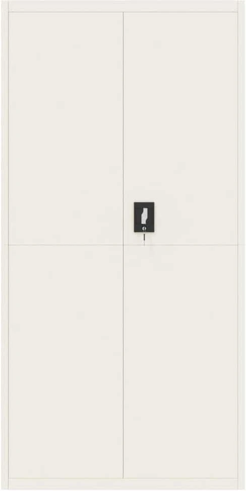Spintelė dokumentams, baltos spalvos, 90x40x220cm, plienas