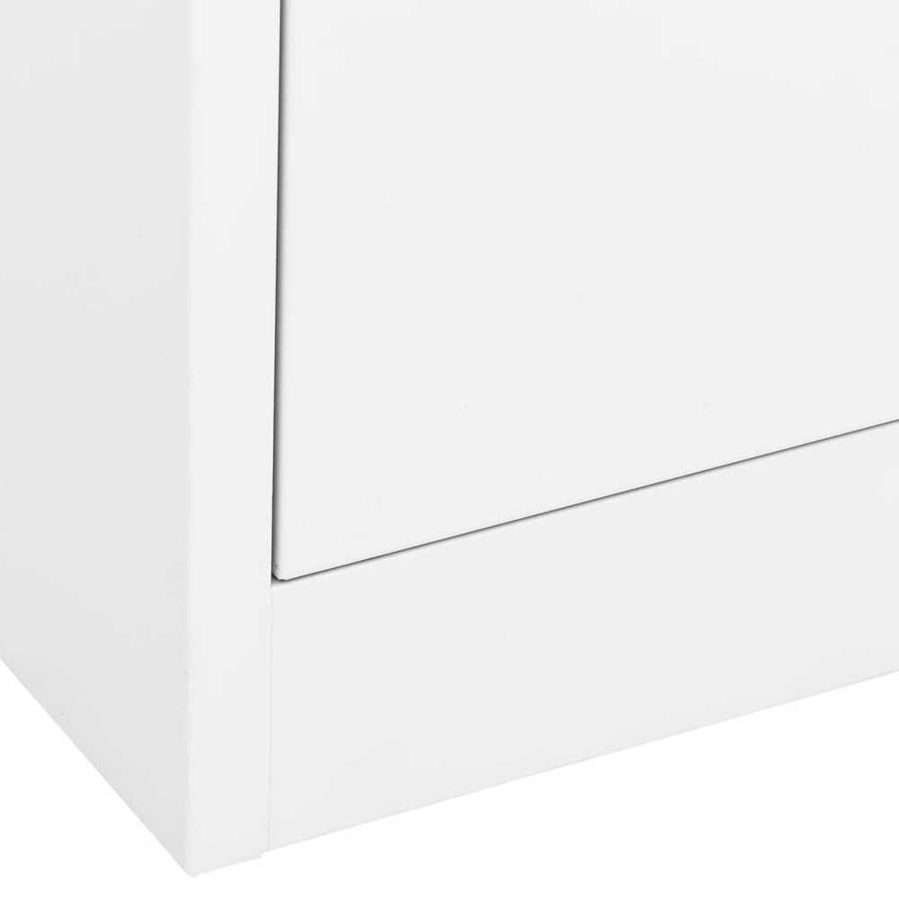Spintelė dokumentams, baltos spalvos, 90x46x72,5cm, plienas