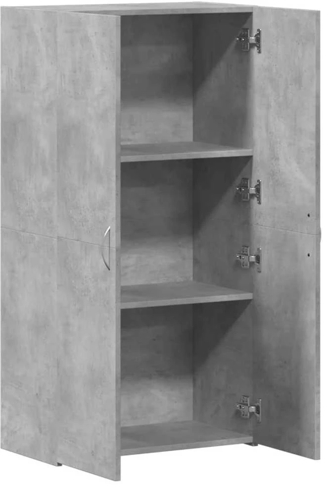 Spintelė dokumentams, betono, 60x32x115cm, apdirbta mediena