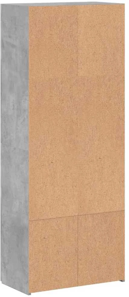 Spintelė dokumentams, betono, 60x32x153cm, apdirbta mediena
