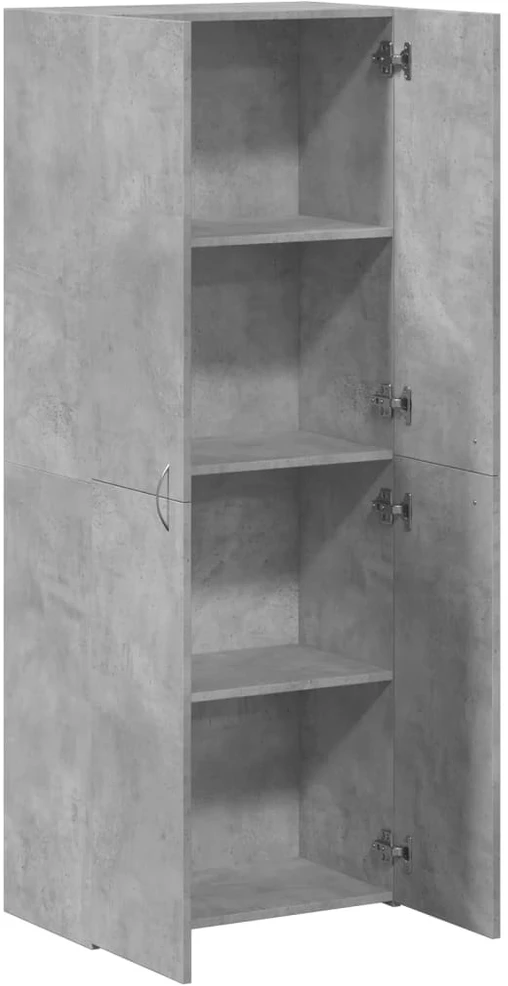 Spintelė dokumentams, betono, 60x32x153cm, apdirbta mediena