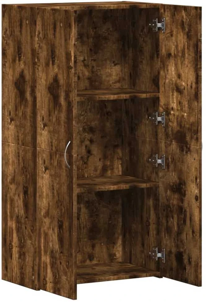 Spintelė dokumentams, dūminė ąžuolo, 60x32x115cm, mediena