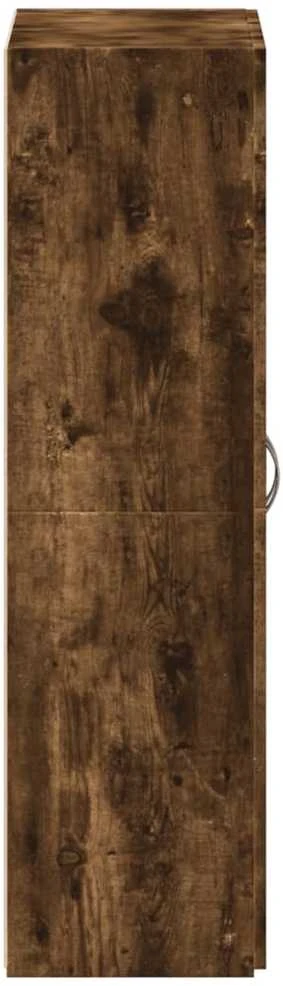 Spintelė dokumentams, dūminė ąžuolo, 60x32x115cm, mediena