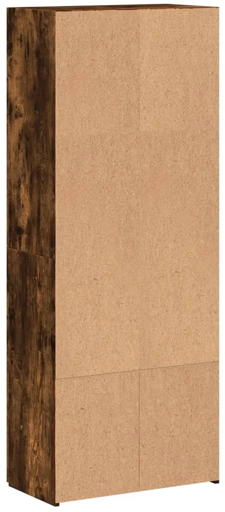 Spintelė dokumentams, dūminė ąžuolo, 60x32x153cm, mediena