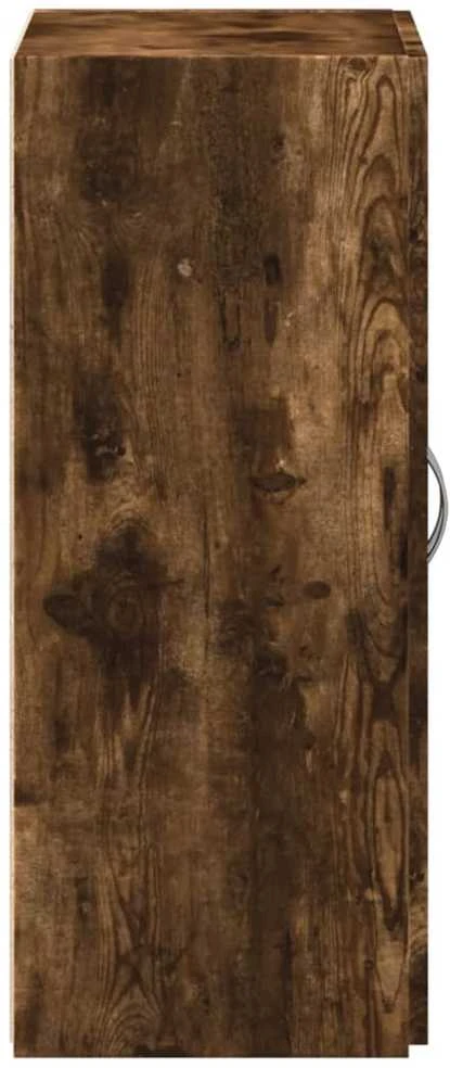 Spintelė dokumentams, dūminė ąžuolo, 60x32x77,5cm, mediena