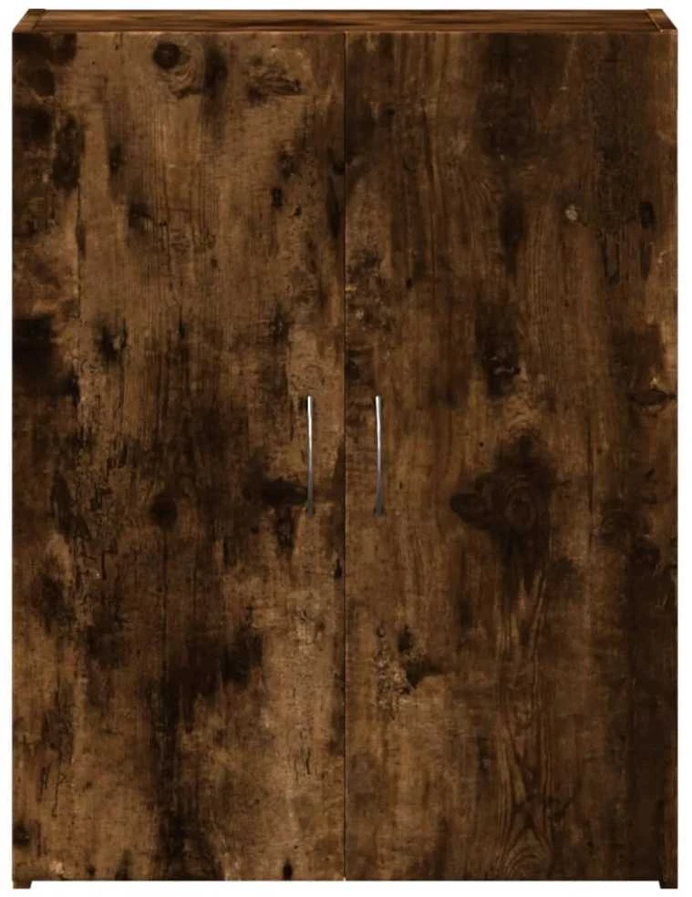 Spintelė dokumentams, dūminė ąžuolo, 60x32x77,5cm, mediena