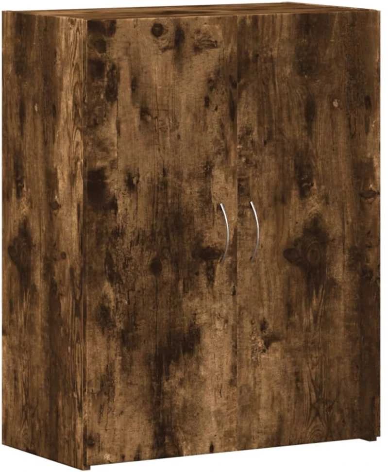 Spintelė dokumentams, dūminė ąžuolo, 60x32x77,5cm, mediena