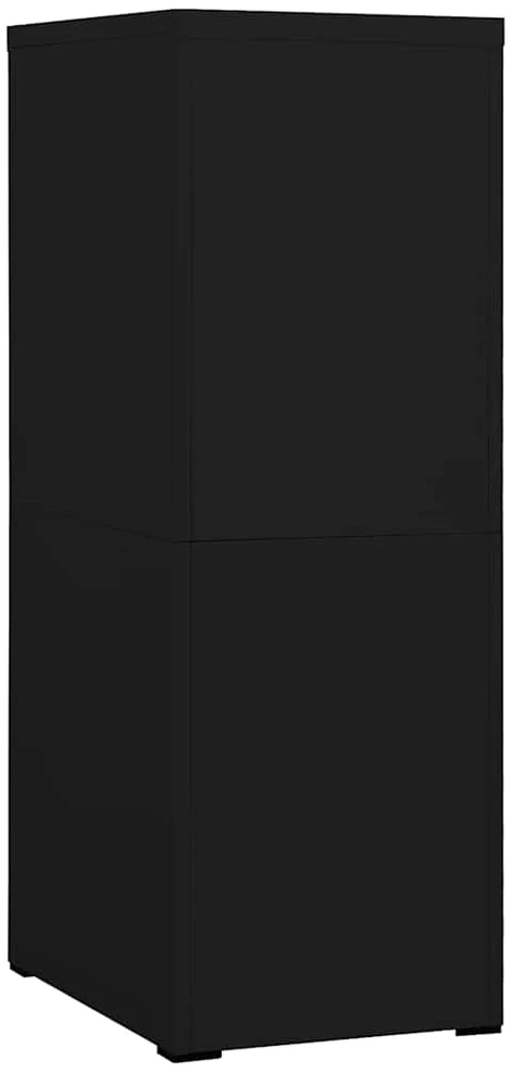 Spintelė dokumentams, juodos spalvos, 46x62x133cm, plienas