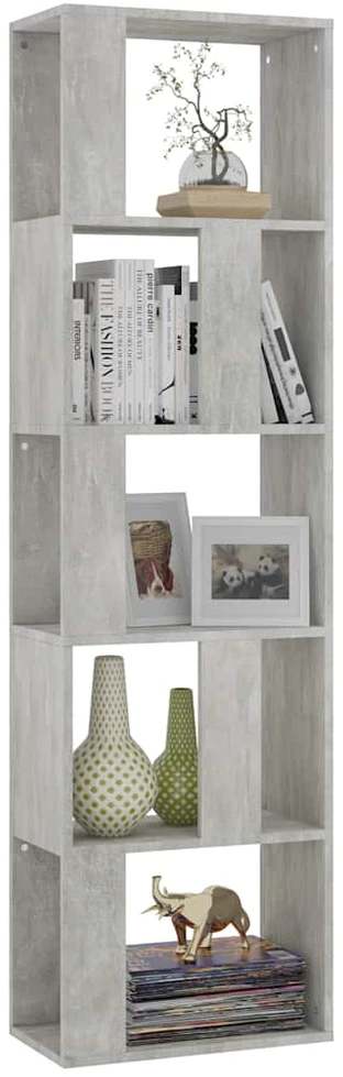 Spintelė/kambario pertvara, betono, 45x24x159cm, mediena