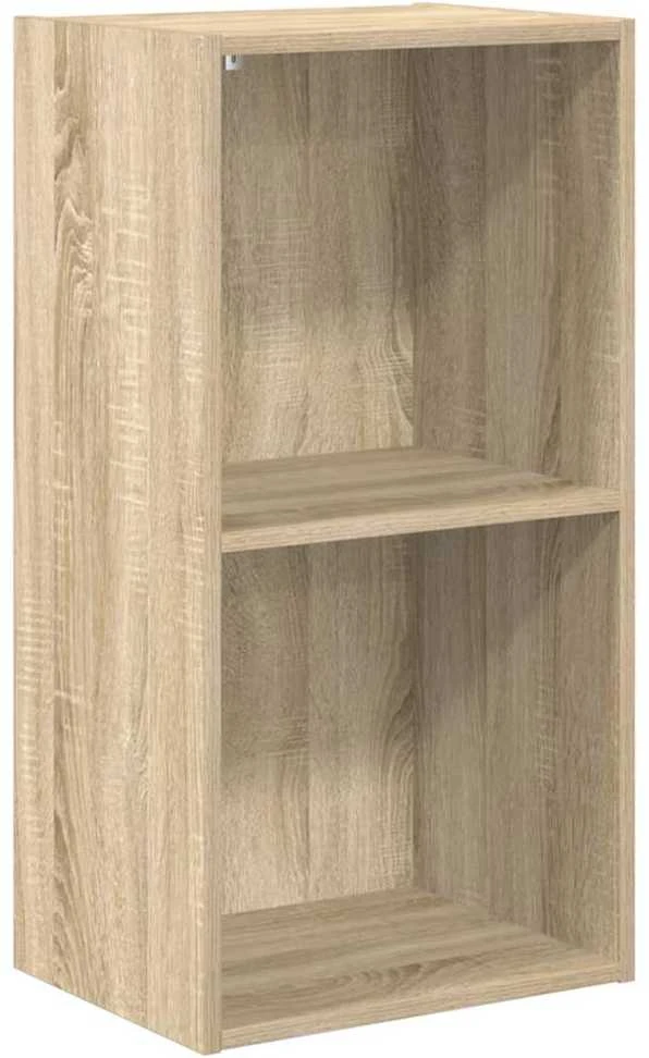 Spintelė knygoms, 2 aukštų, ąžuolo, 40x30x76,5cm, mediena