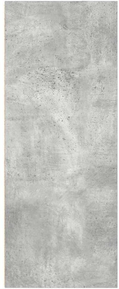 Spintelė knygoms, 2 lentynos, betono pilka, 40x30x76,5cm, MDP