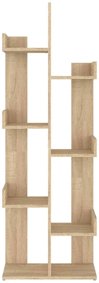 Spintelė knygoms, ąžuolo, 48x25,5x140cm, apdirbta mediena