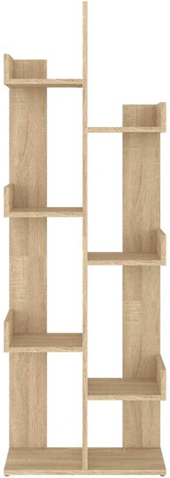 Spintelė knygoms, ąžuolo, 48x25,5x140cm, apdirbta mediena