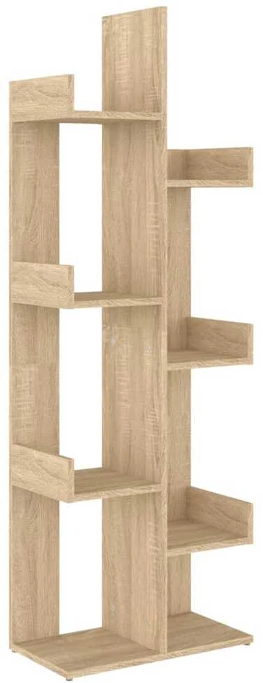 Spintelė knygoms, ąžuolo, 48x25,5x140cm, apdirbta mediena