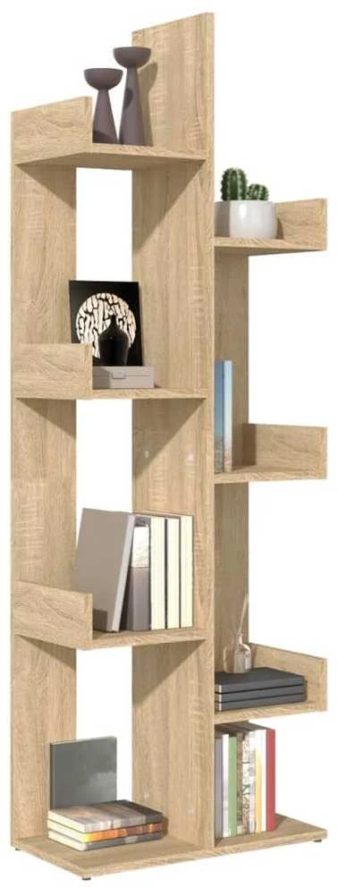 Spintelė knygoms, ąžuolo, 48x25,5x140cm, apdirbta mediena